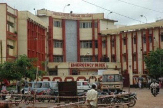GB Hospital building falters, employee hit by falling debri  